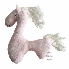 Baby Cute Horse Plush Doll | Posing Aids | Pink White