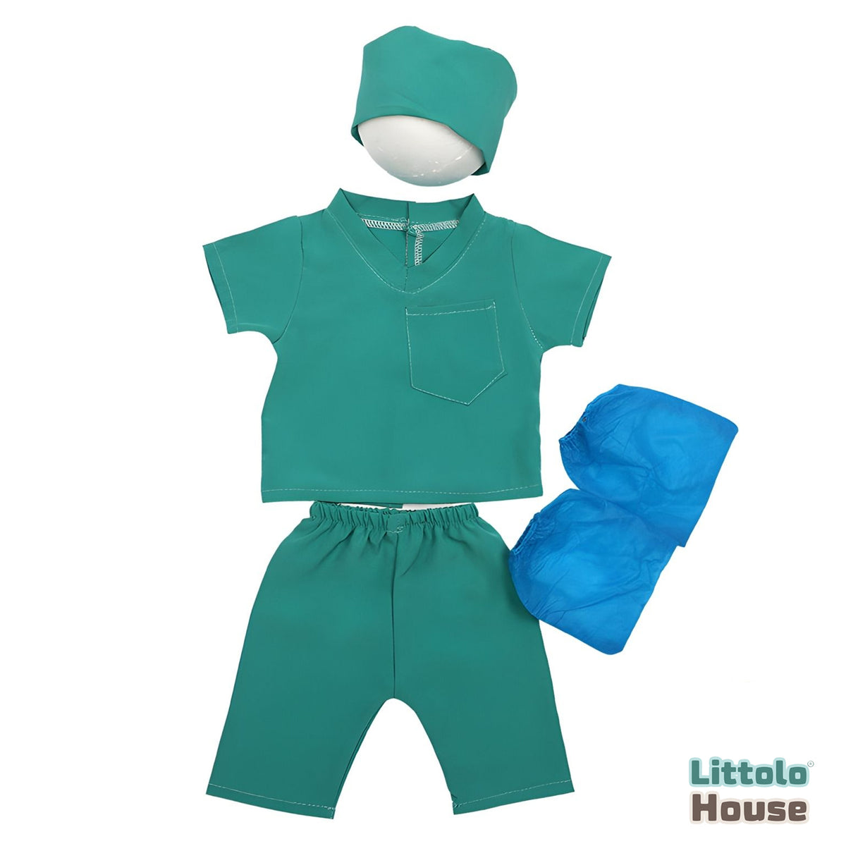 Baby Doctor Scrubs O116 | NB | Teal