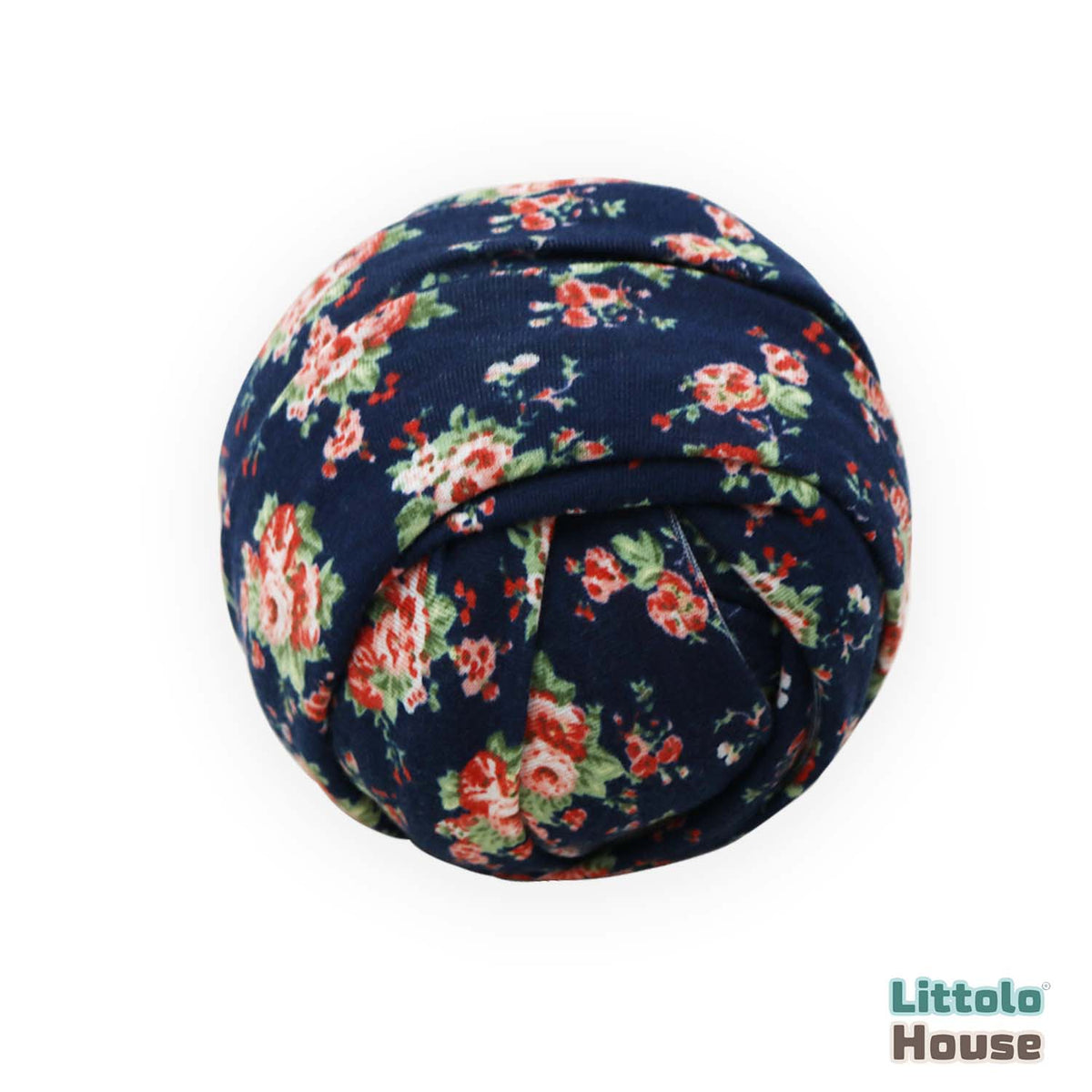 Baby Floral Wrap | Navy Blue