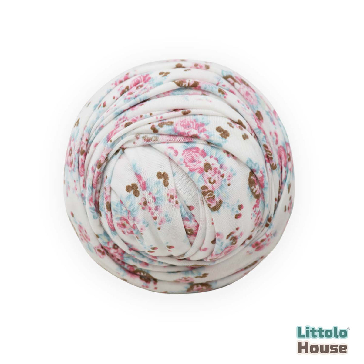 Baby Floral Wrap | White