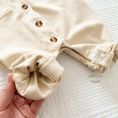 Baby Full Sleeves Romper Outfit O047 | 30M | Beige