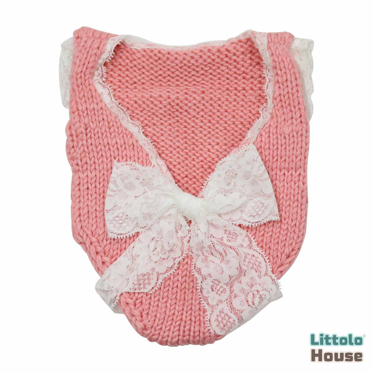 Baby Girl Crochet Rompers Outfit | NB | Pink