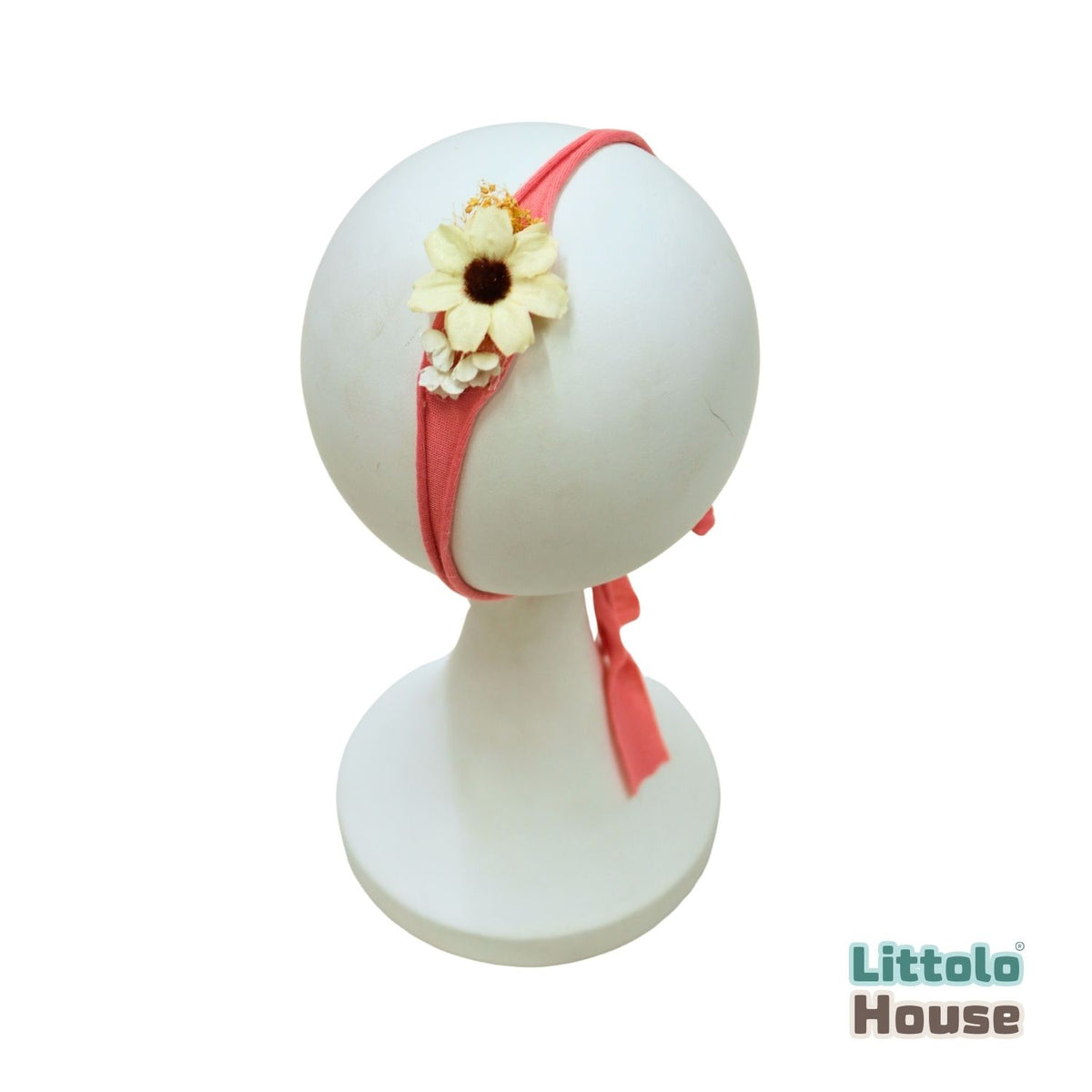 Baby Girl Flower Hairband H025 | 1Y | Pink