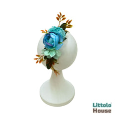 Baby Girl Flower Hairband H046 | 1Y | Blue