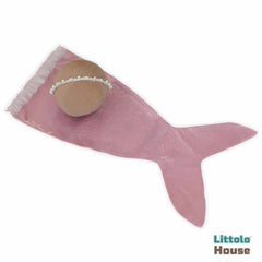 Baby Girl Mermaid Costume with Hairband Outfit O061 | 3M | Pink