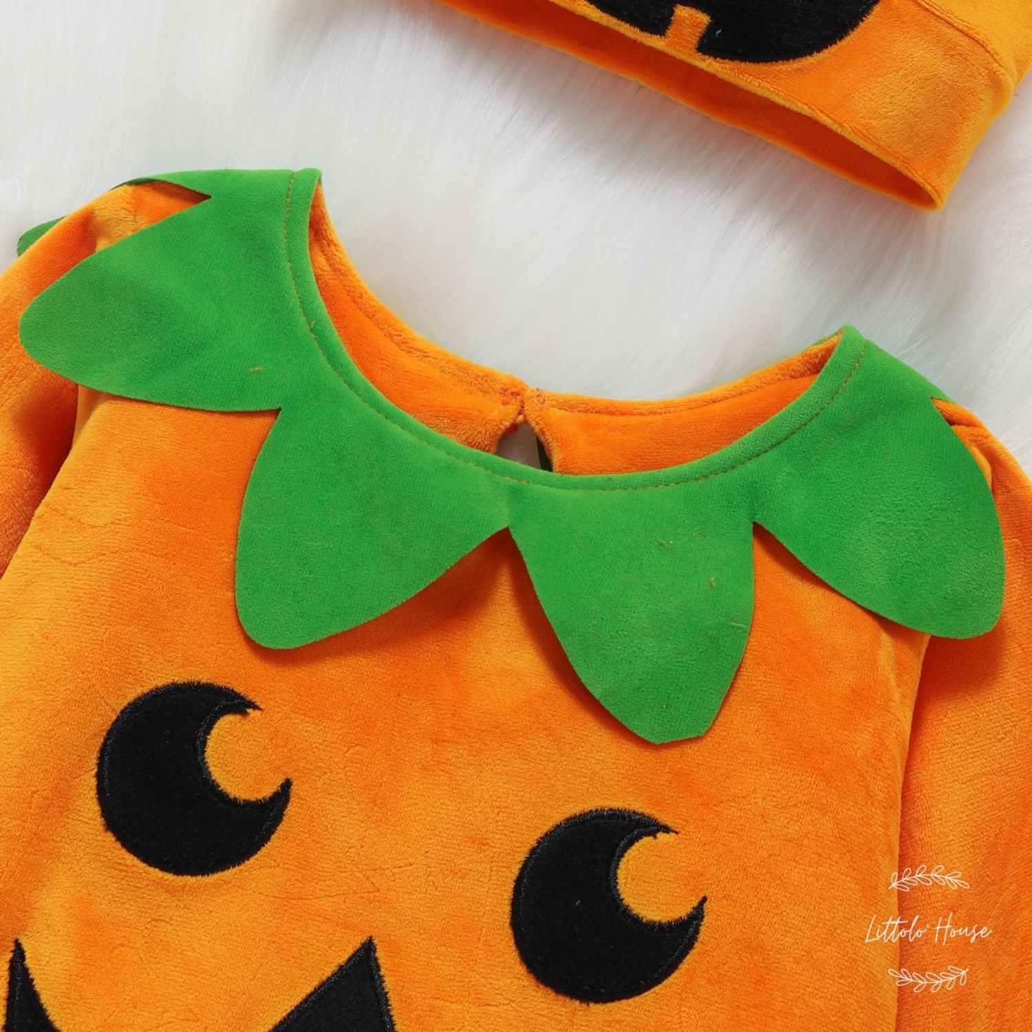 Baby Halloween Pumpkin Costume Outfit O050 | 15M | Orange