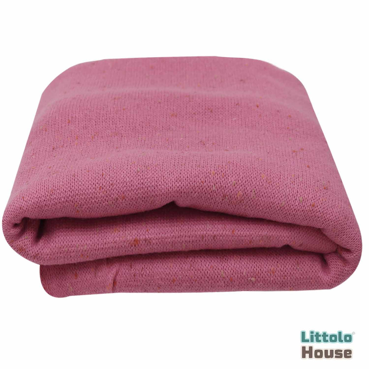 Wool Knit Premium Dotted Texture Bean Bag Layer | Flamingo Pink