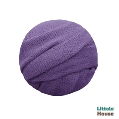 Baby Knitted Wrap W033 | Purple