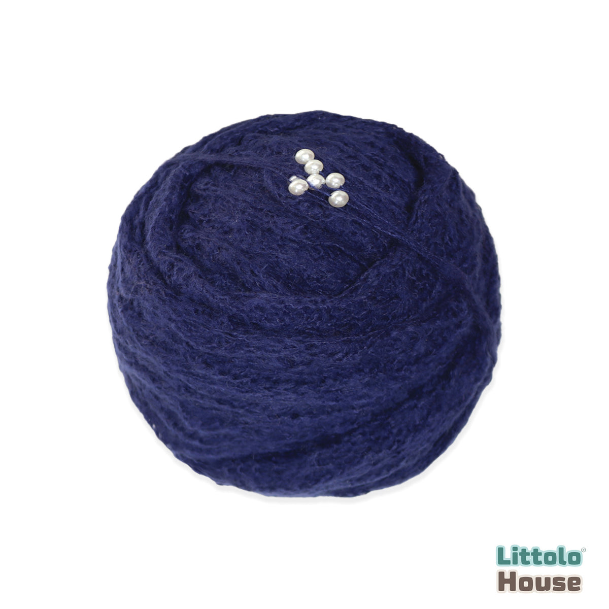 Baby Knitted Wrap with Hairband SR082 | NB | Blue