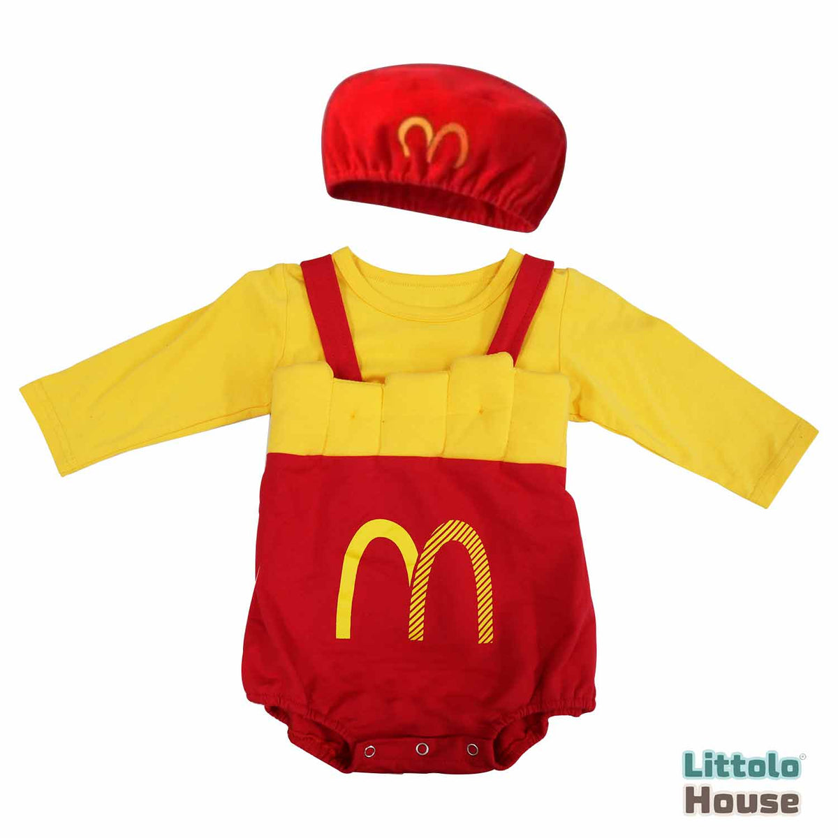 Baby Mc Costume Outfit set of 3 O046 | 1Y | Red Yellow