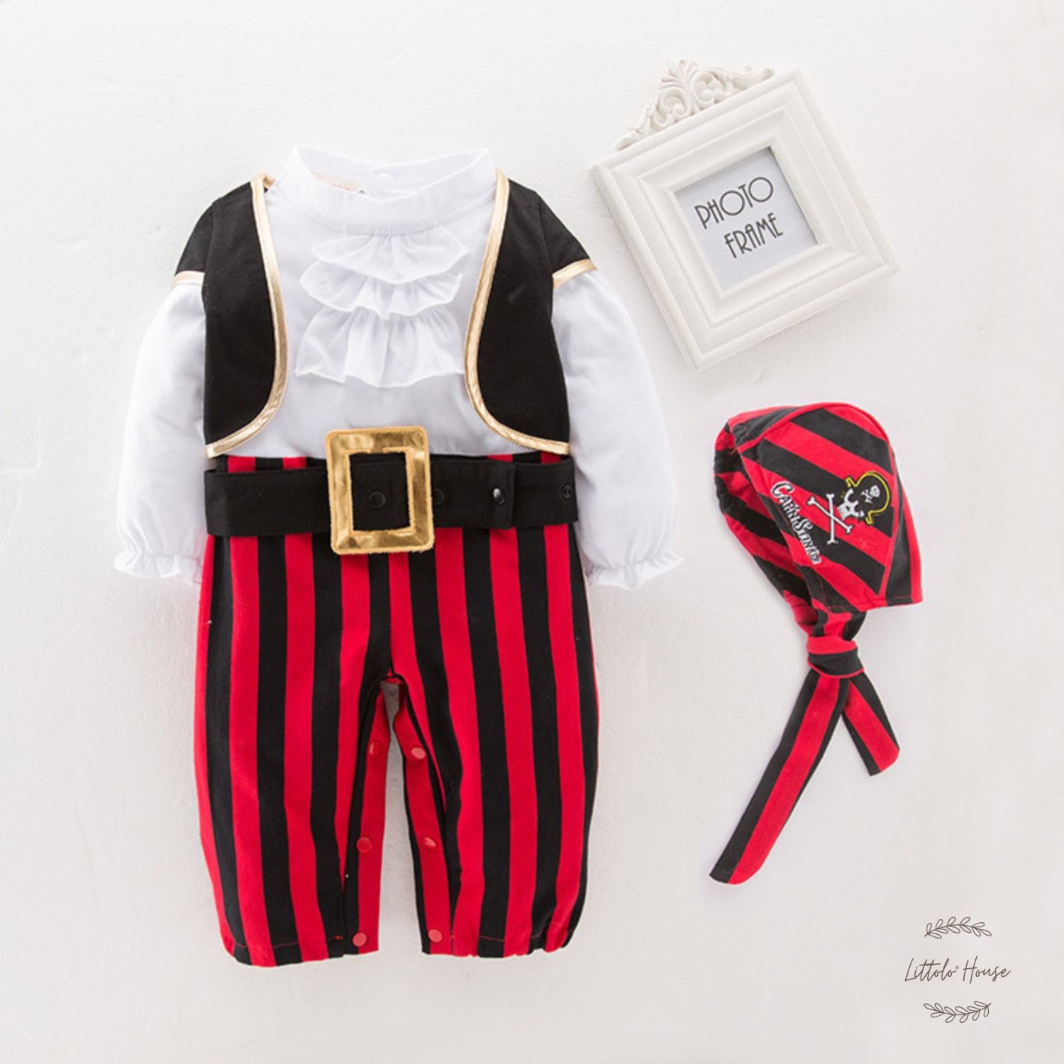 Baby Pirate Costume O098 | 1Y | Multicolour