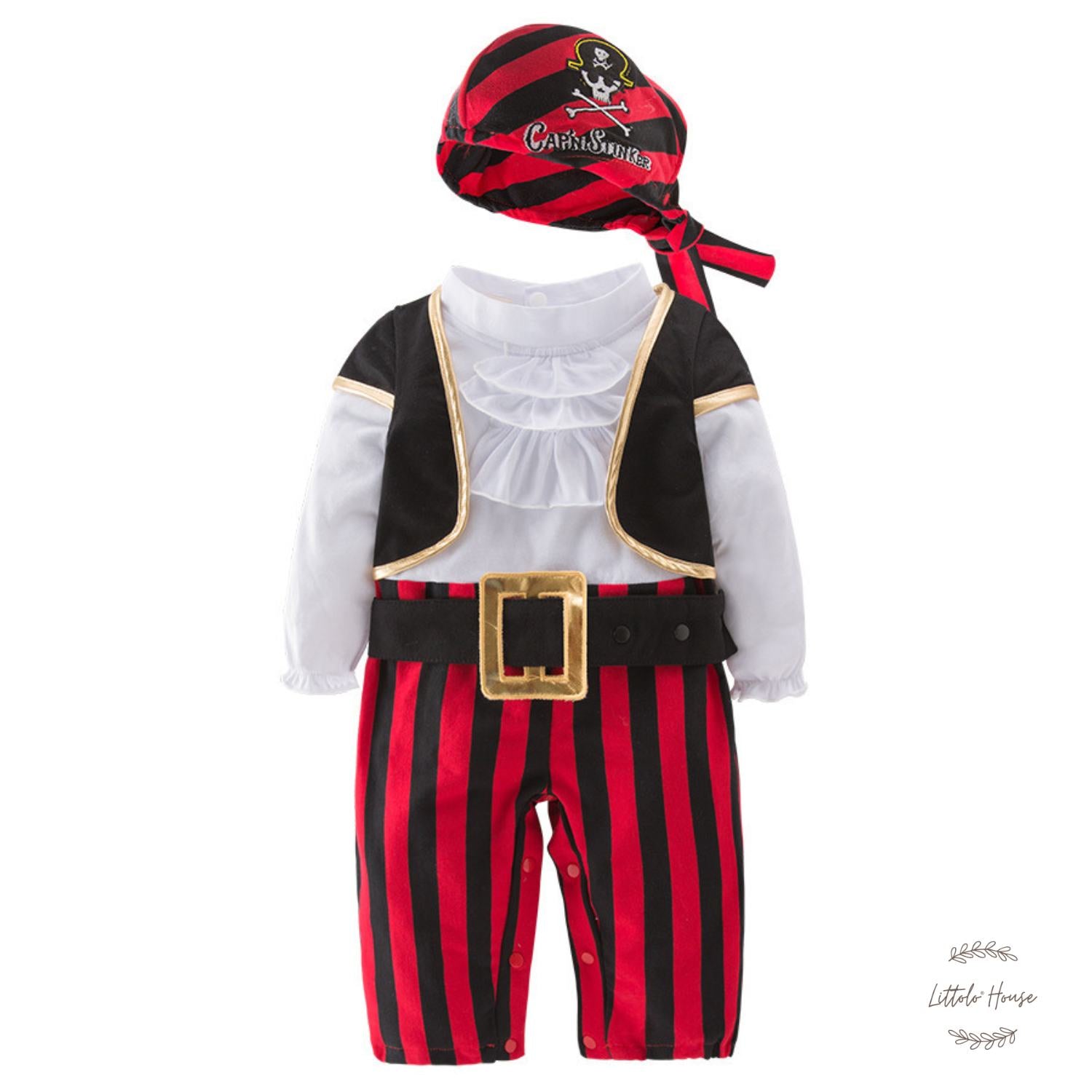 Baby Pirate Costume O098 | 1Y | Multicolour