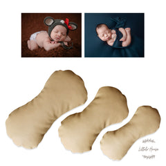 Baby Posing Pillow P6 Set of 3 | NB | Light Brown