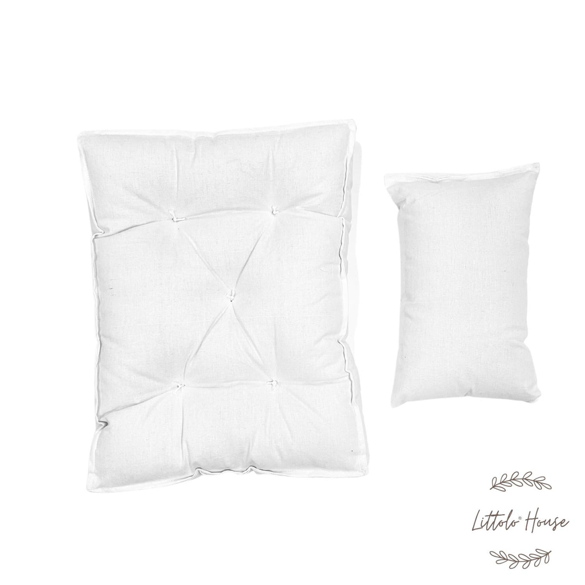 Baby Posing Pillow with Mattress P16 | White