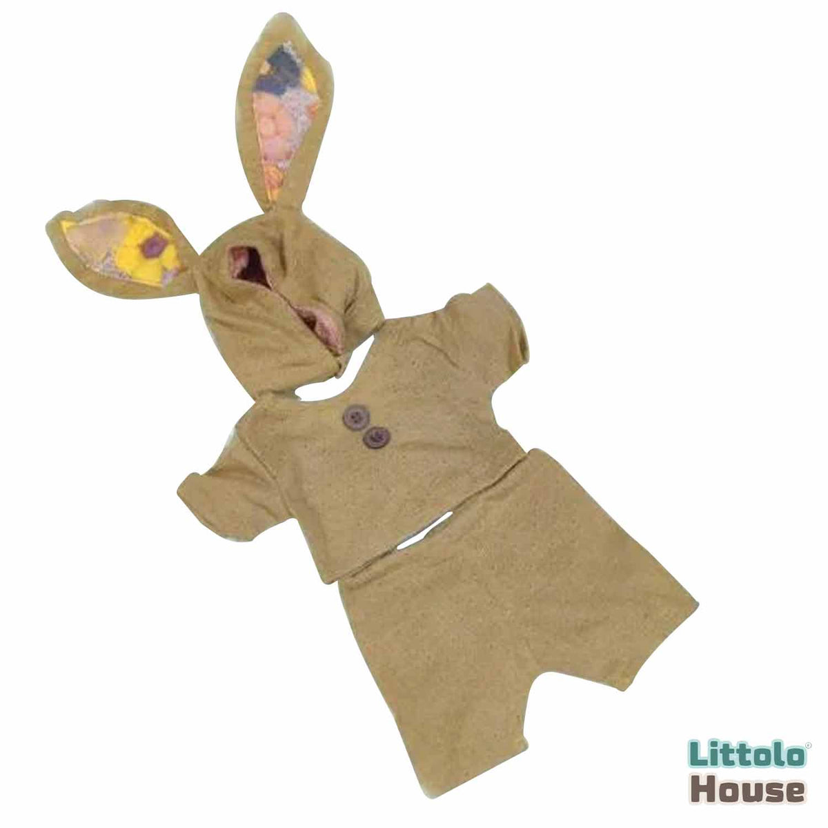 Baby Rabbit Ear Bonnet Costume S019 | Set of 3 | NB | Tawny