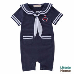 Baby Sailor Costume O039 | 6M | Navy Blue