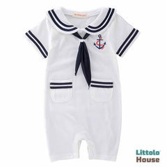 Baby Sailor Costume Outfit O039 | 1Y | White