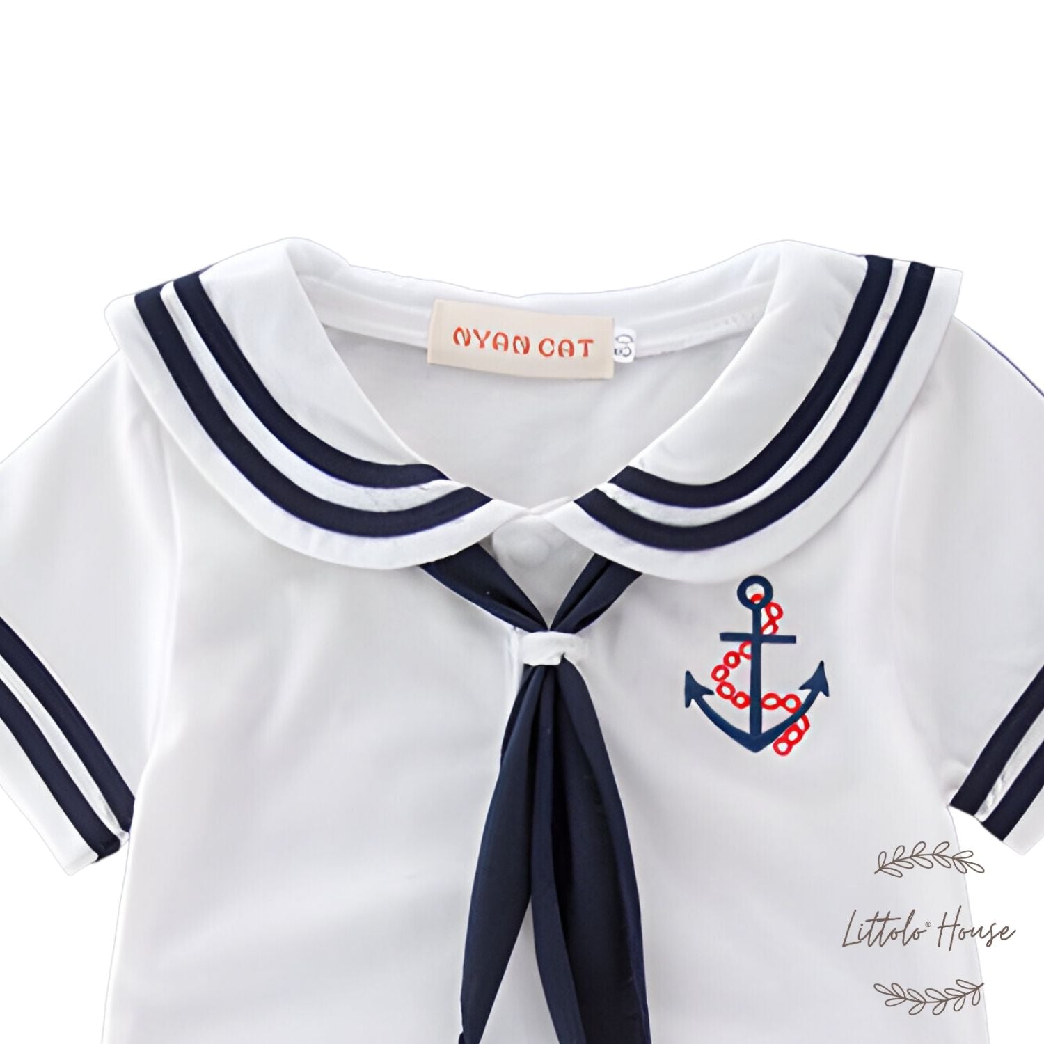 Baby Sailor Costume O039 | 6M | White