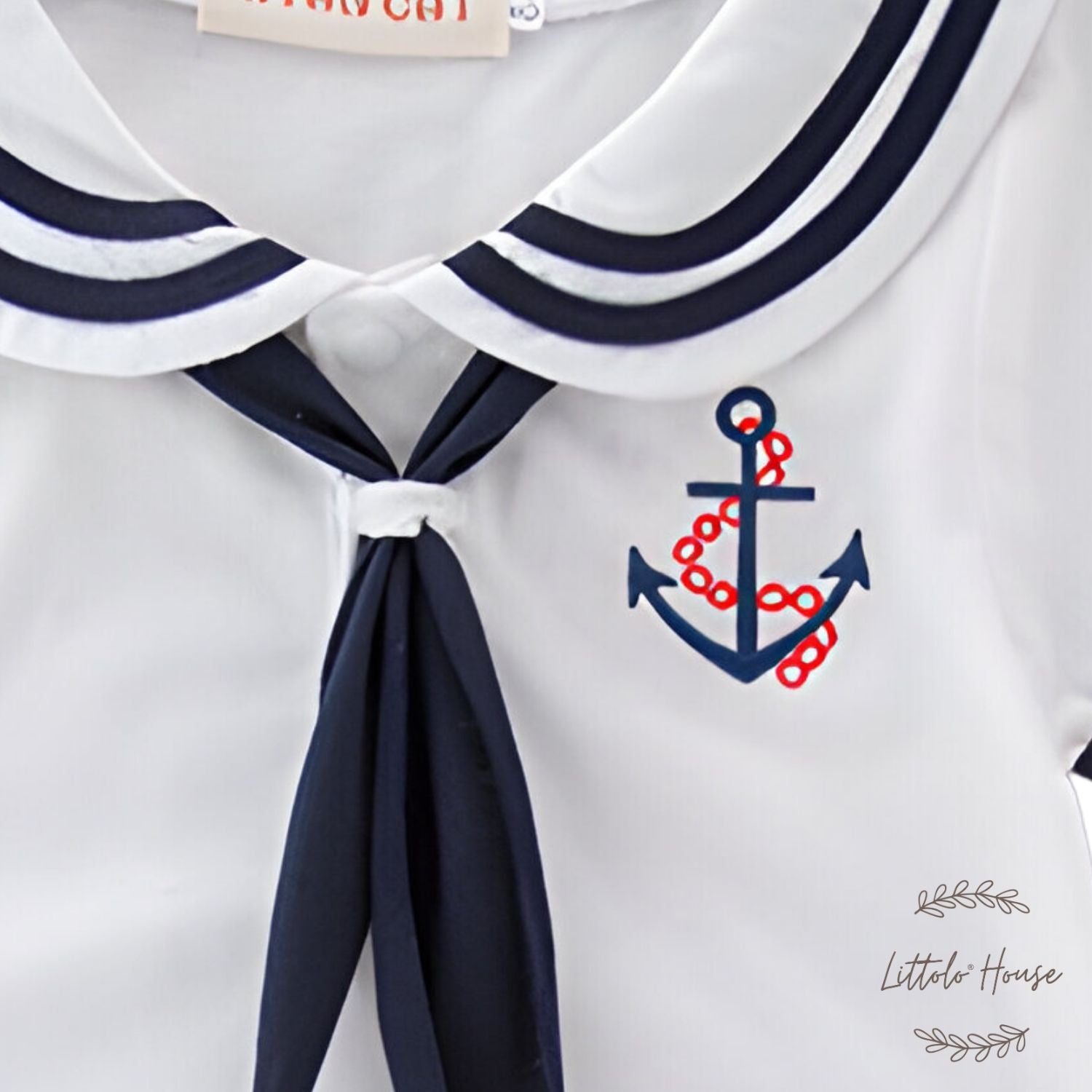 Baby Sailor Costume O039 | 6M | White