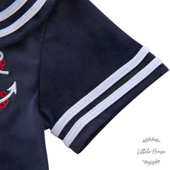 Baby Sailor Costume Outfit O039 | 1Y | Navy Blue
