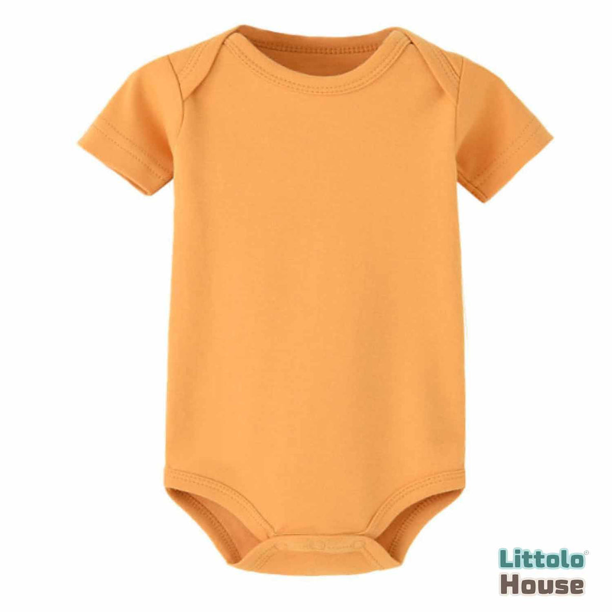 Baby Short Sleeves Bodysuit O097 | 3M | Honey