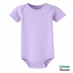 Baby Short Sleeves Bodysuit O097 | 3M | Lavender