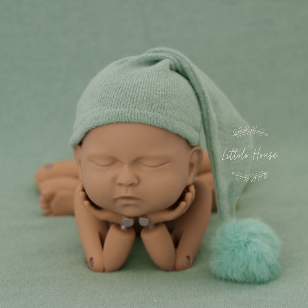 Baby Sleeping Hat | 3M | Bean Green