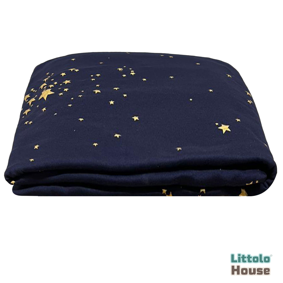 Baby Starry Jersey Velvet Layer L041 | Navy Blue