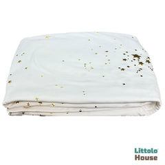 Baby Starry Jersey Velvet Layer L041 | White