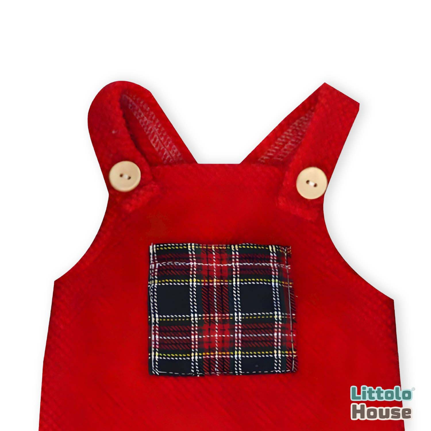 Baby Strapped Romper with Sleep Hat & Pillow O133 | 2M | Red