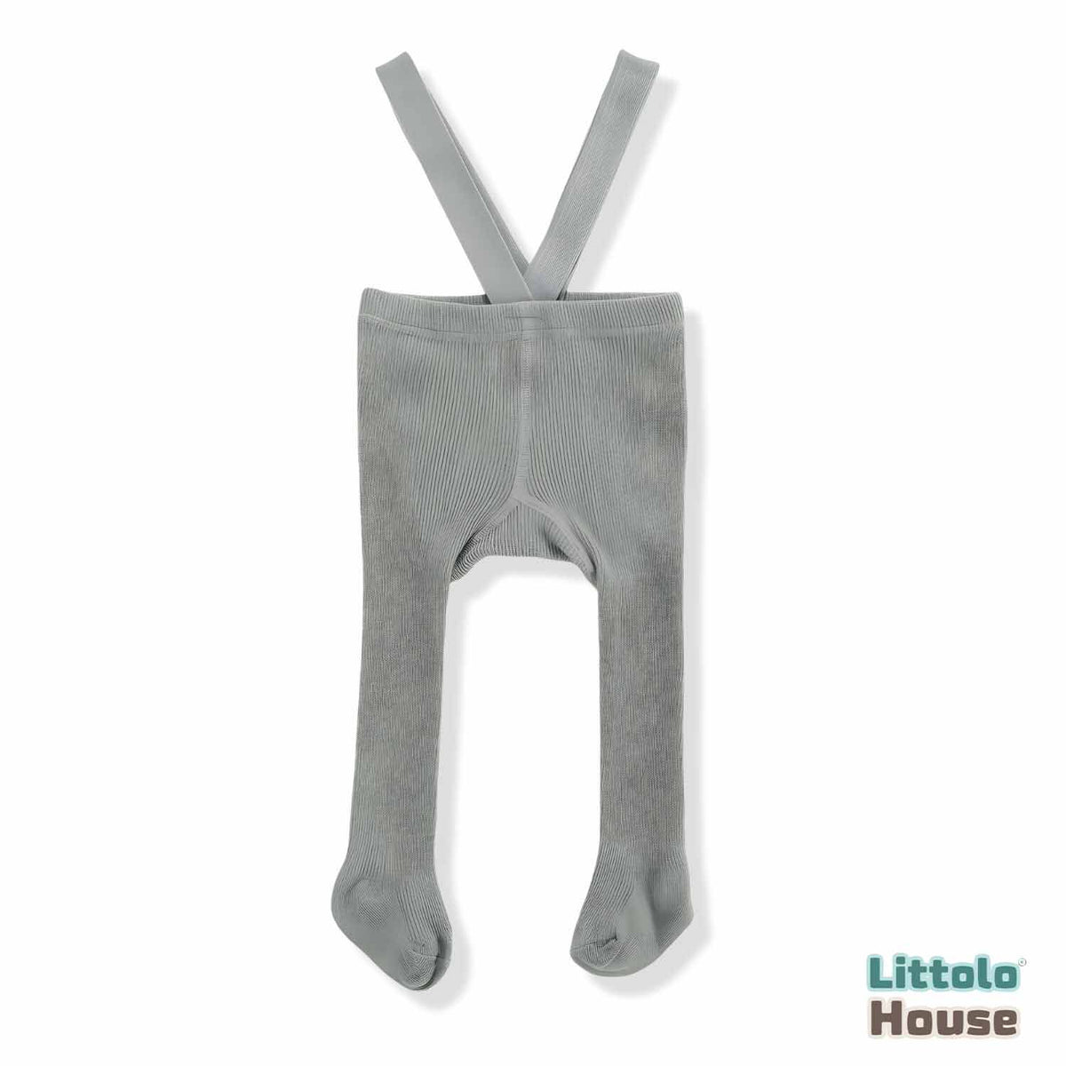 Baby Suspender Stocking O130 | 1Y | Light Grey