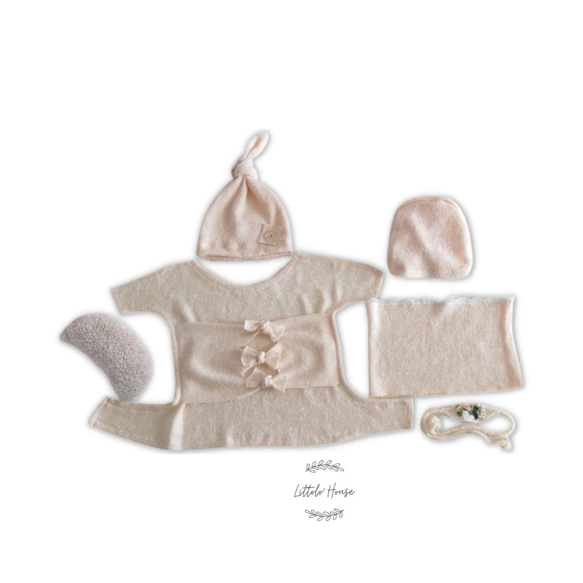 Baby Swaddling Assistant Set of 5 SR077 | NB | Cream