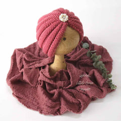 Baby Turban Hat With Cheese Wrap | 3M | Brandy Rose