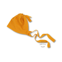 Baby Waffle Beanie Cap B016 | NB | Sunrise Orange