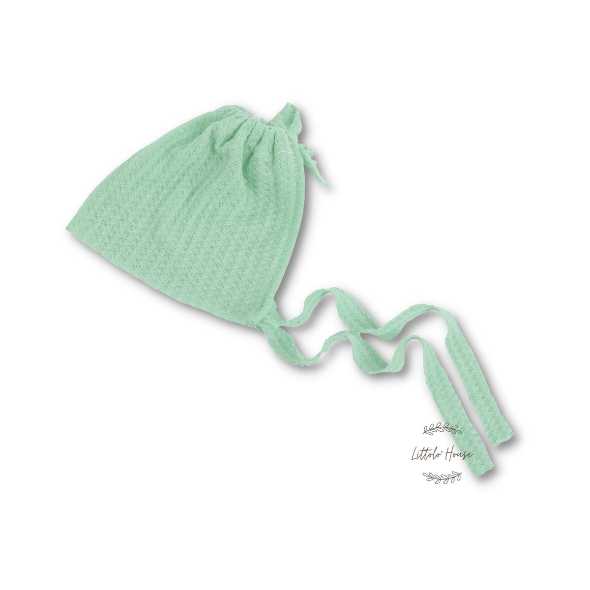 Baby Waffle Beanie Cap B016 | NB | Mint