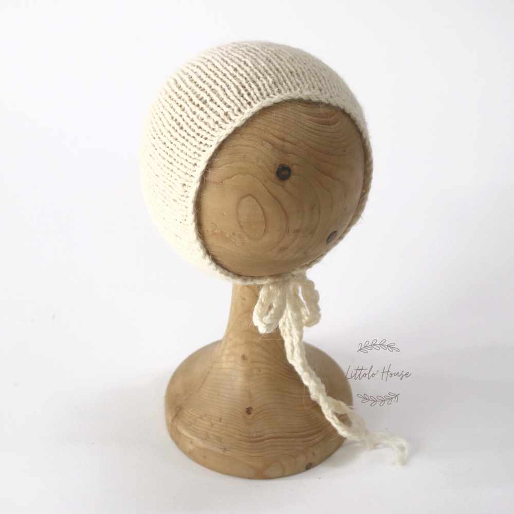 Baby Woolen Bonnet B3 | 3M | Off White