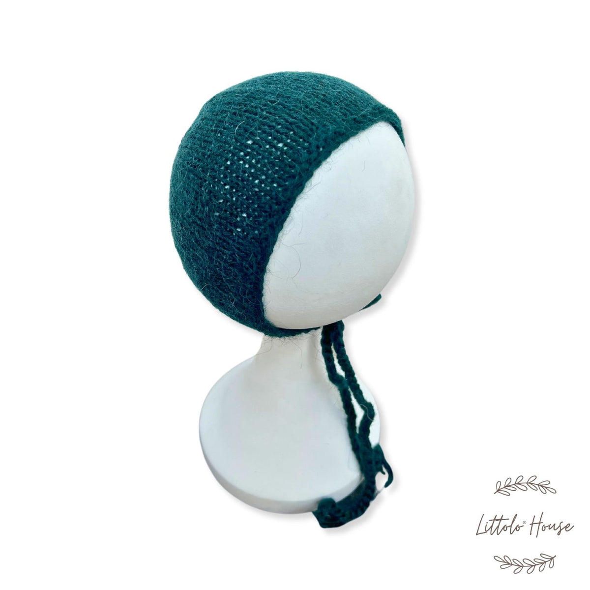 Baby Woolen Bonnet B3 | 3M | Bottle Green