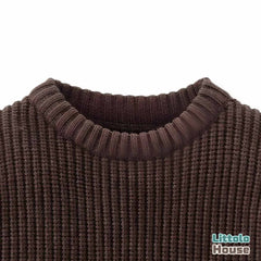 Baby Woolen Sweatshirt O129 | 6M | Brown