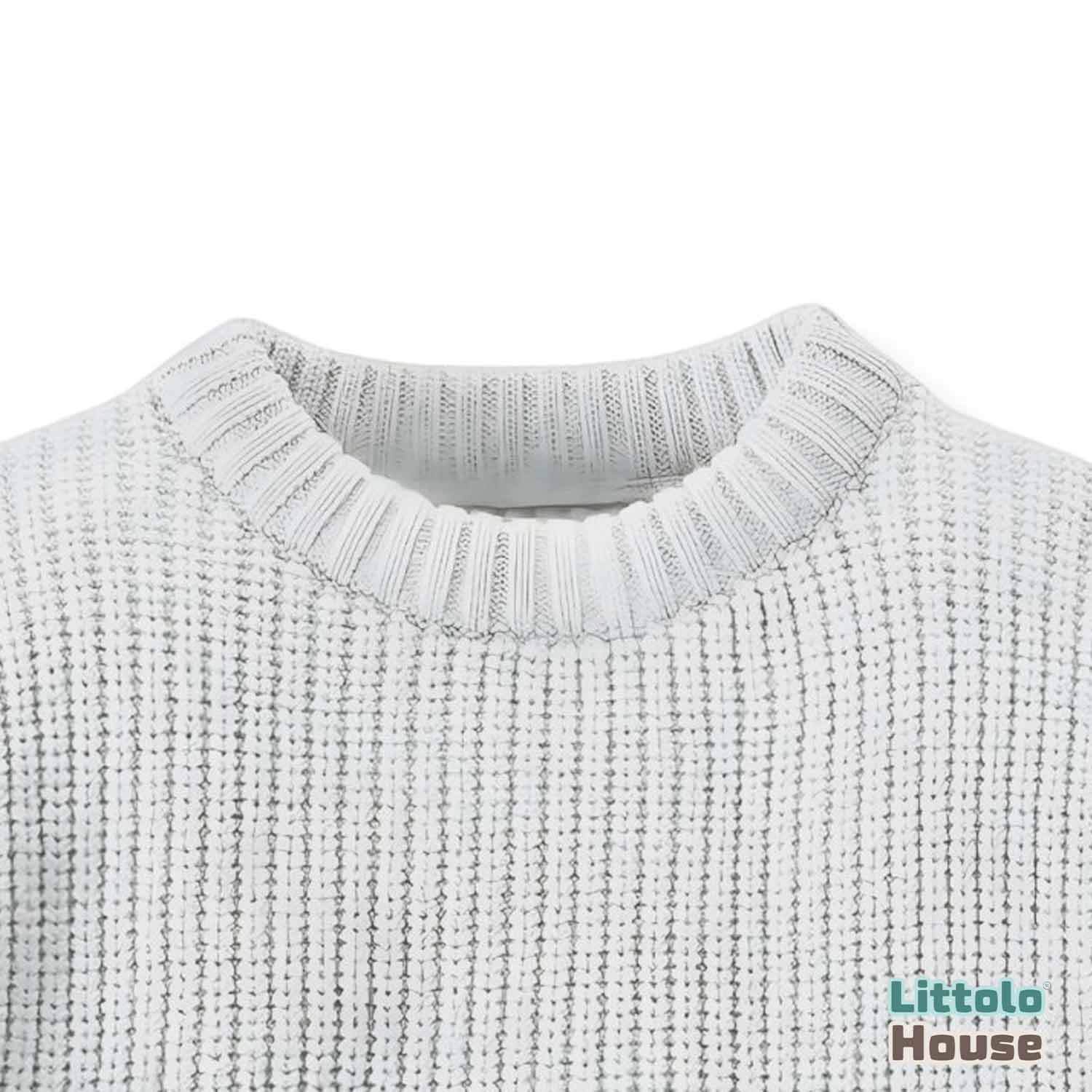 Baby Woolen Sweatshirt O129 | 1Y | Grey