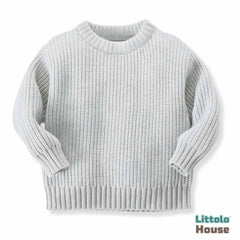 Baby Woolen Sweatshirt O129 | 1Y | Grey