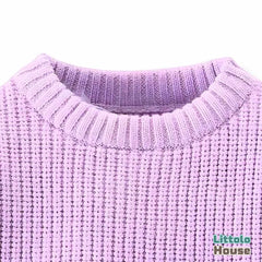 Baby Woolen Sweatshirt O129 | 6M | Lavender