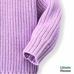 Baby Woolen Sweatshirt O129 | 1Y | Lavender