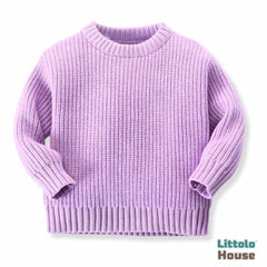 Baby Woolen Sweatshirt O129 | 1Y | Lavender