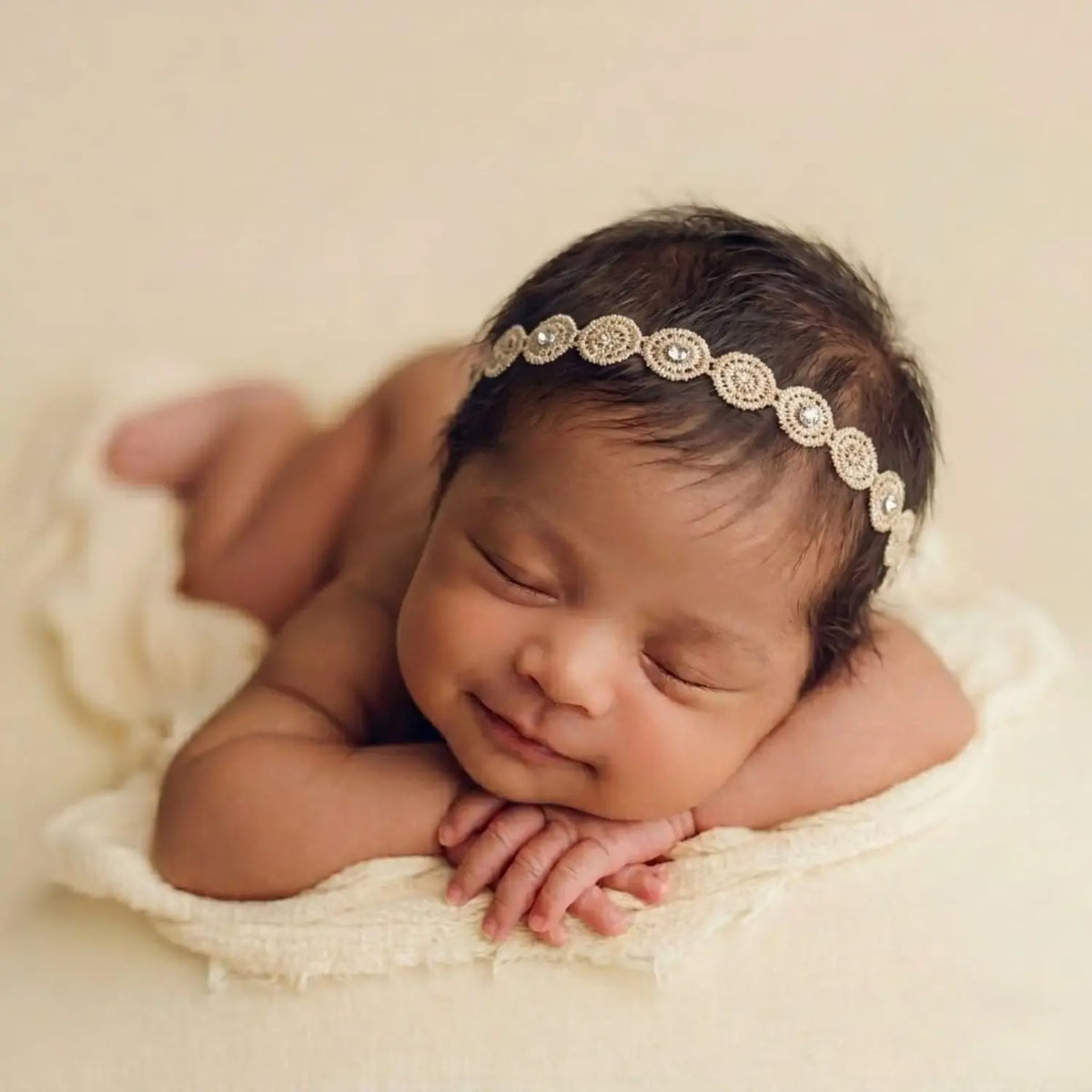Baby Girl Circle Hairband H041 | 1Y | Golden