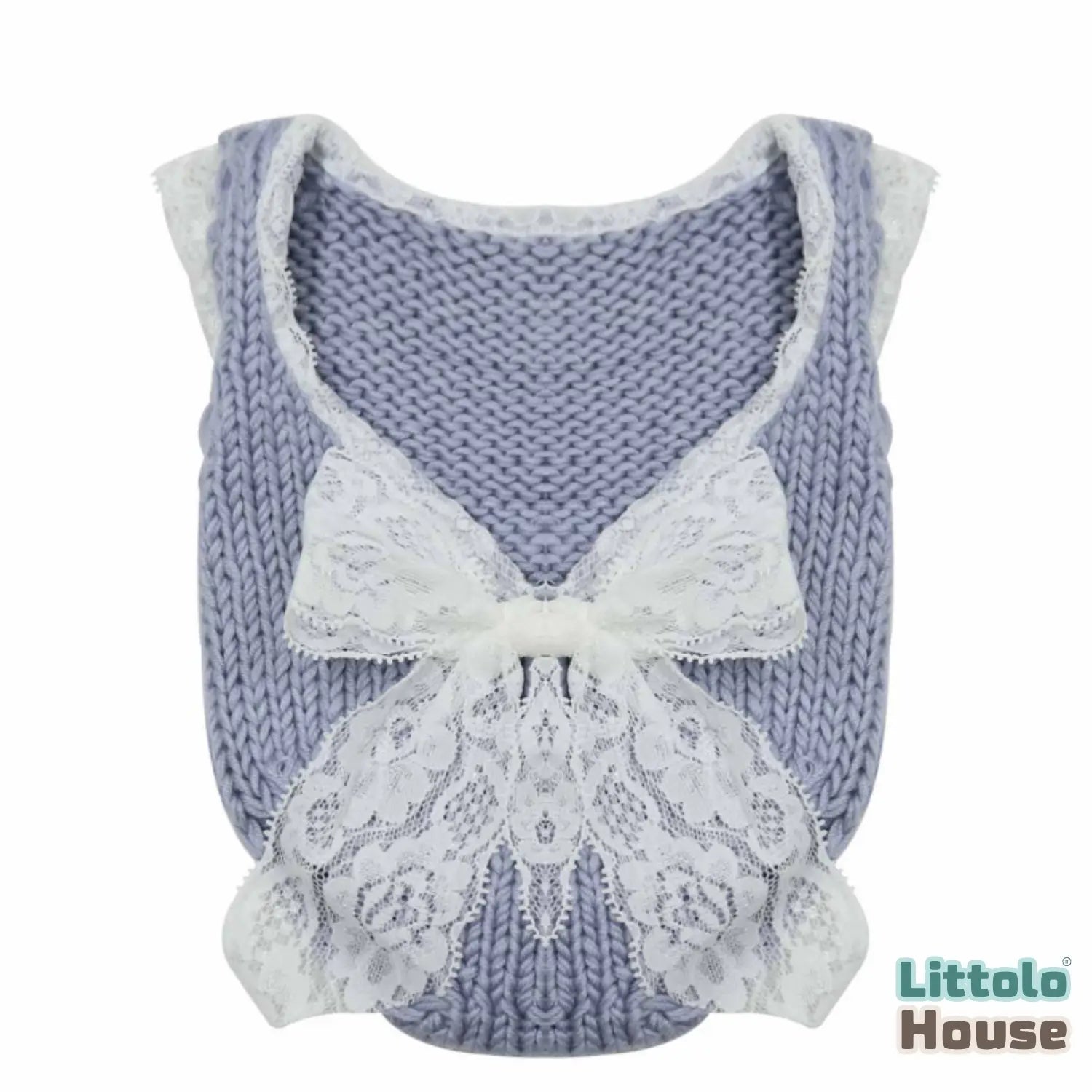 Baby Girl Crochet Rompers Outfit | NB | Baby Blue
