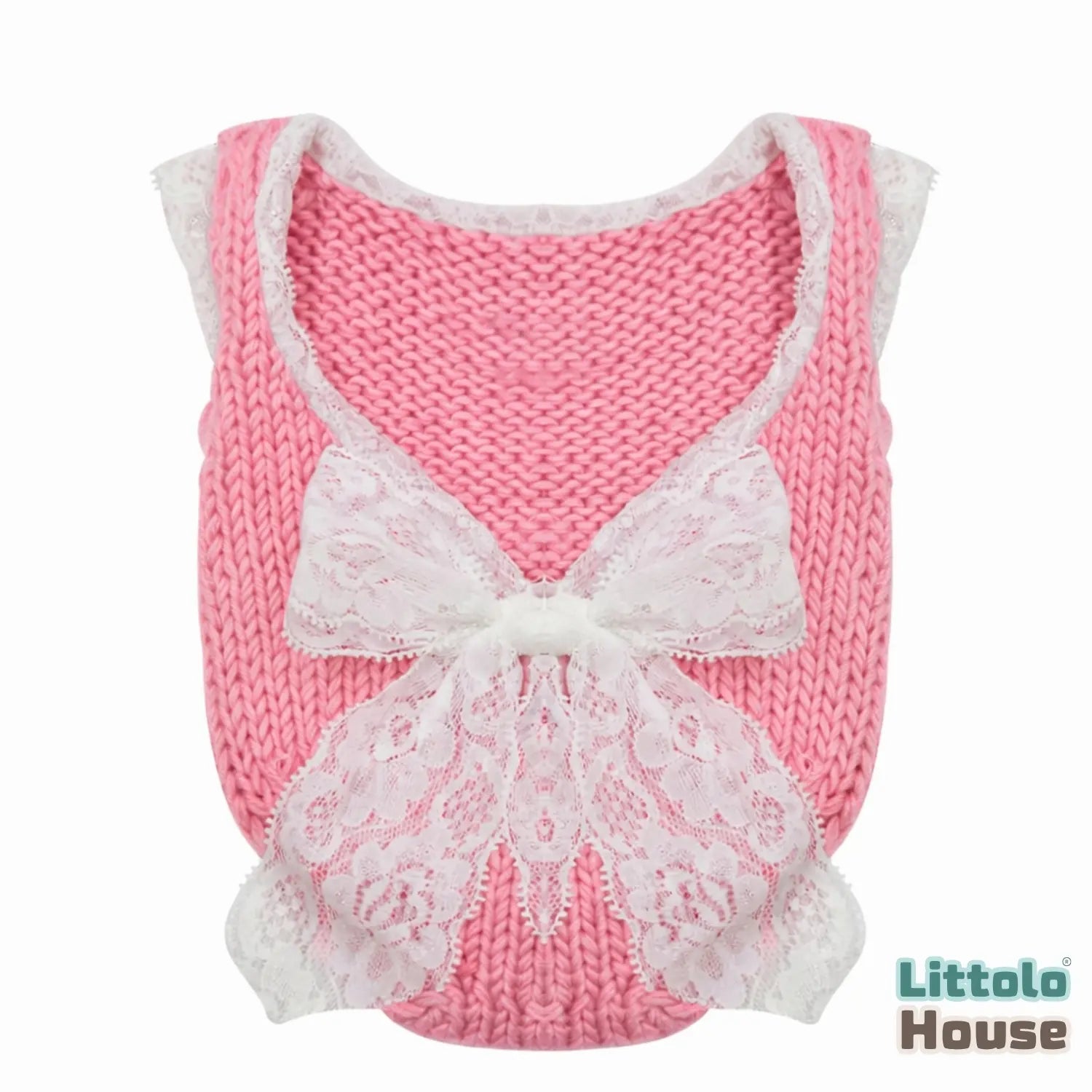 Baby Girl Crochet Rompers Outfit | NB | Pink
