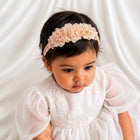 Baby Girl Flower Hairband H059 | 1Y | White Ivory