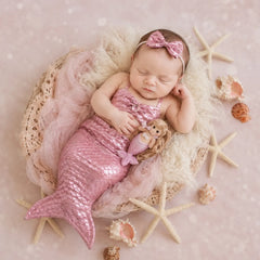 Baby Girl Mermaid Outfit O199 | Pink