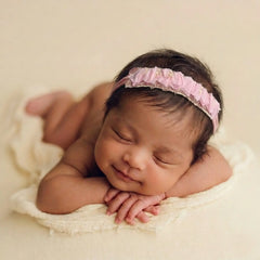 Baby Girl Pink Bell Flowers Hairband H068 | 1Y | Light Pink