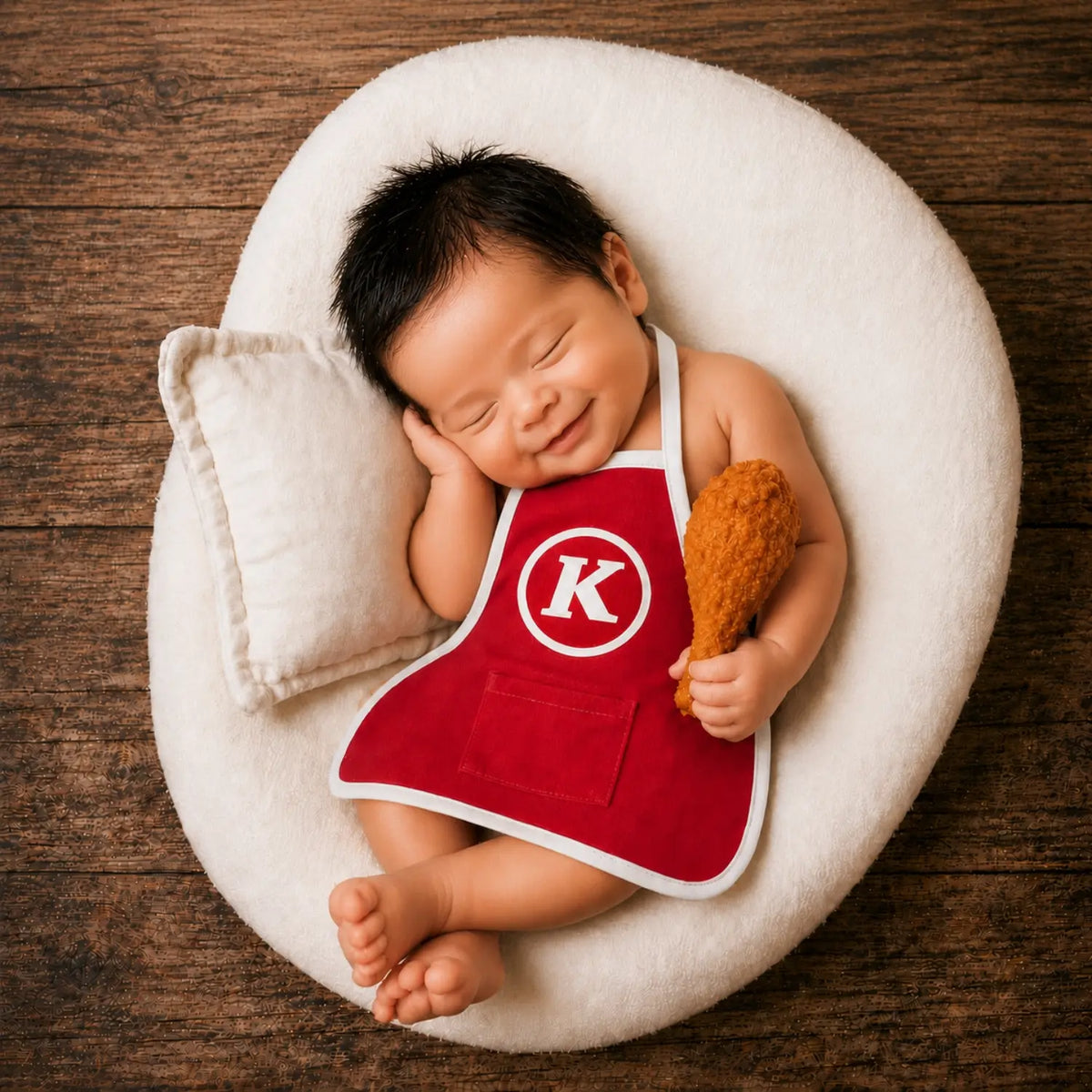 Baby KFC Apron | Large A030 | 3M | Red